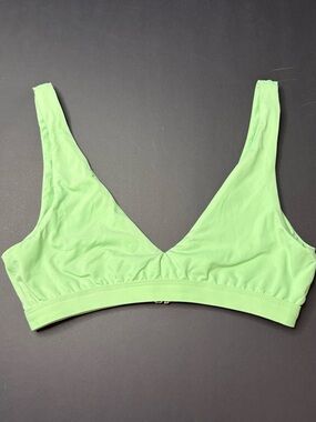Dippin' Daisy's Lime Green V-Neck Bikini Top